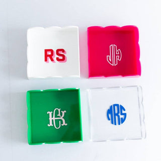 Acrylic Scalloped Catchall Tray, Tabletop Decor for Home-Trays-[product_category]-Whatsoever Things