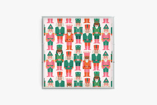Christmas Nutcrackers | Acrylic Tray | Holiday Serving Tray-[product_category]-Whatsoever Things