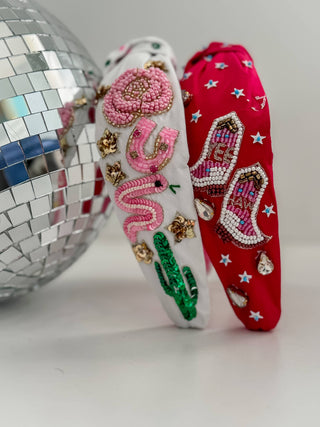 Cowgirl Headband, Country Music Headband, Western Headband-Hair Accessories-[product_category]-Whatsoever Things