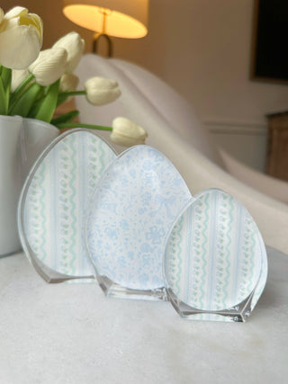 Blue Acrylic Eggs