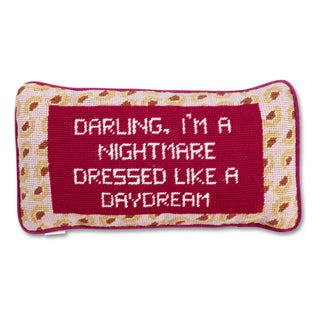 Dressed Like A Daydream Needlepoint Pillow-Pillows-[product_category]-Whatsoever Things