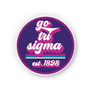 Sorority Sticker - Go Design-Stickers-[product_category]-Whatsoever Things