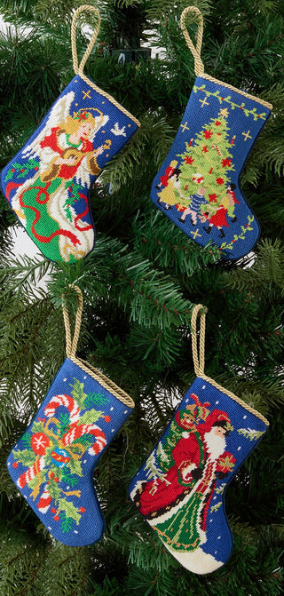 Tree&Friends Embroidered Mini Stocking