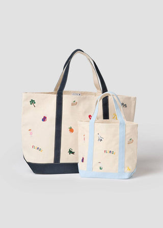 Florida Icons Mini Canvas Tote | Alice & Wonder