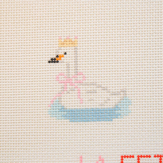 Party Animals – Swan Needlepoint Canvas