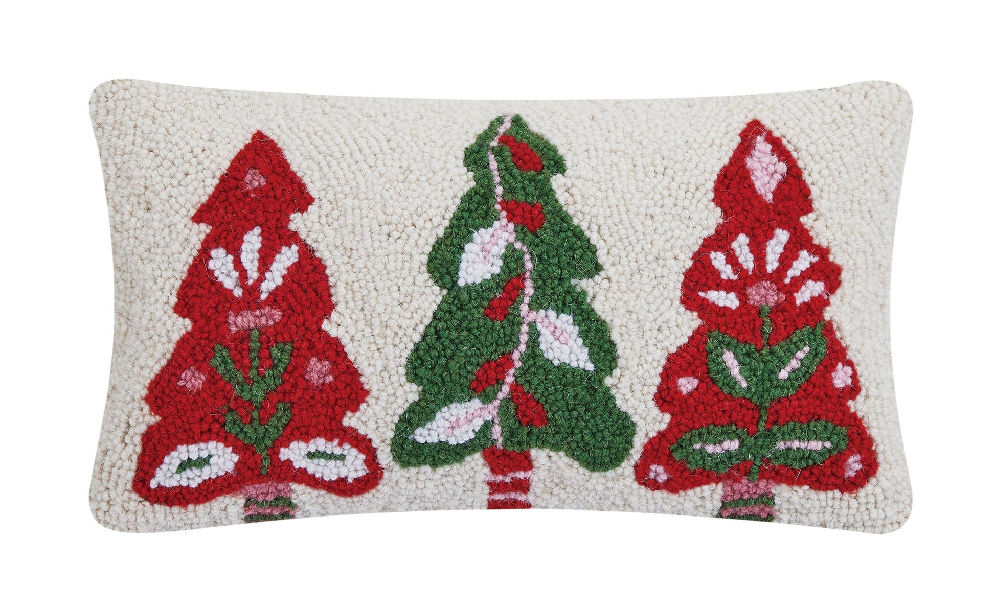 Festive Folk Tree Hook Pillow-Pillows-[product_category]-Whatsoever Things