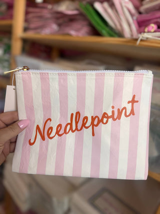 Needlepoint Bag Stripe Bag Cross gift Tyvek