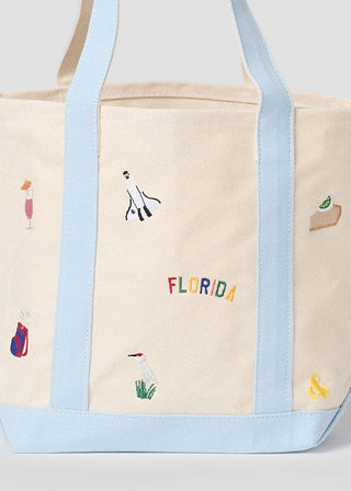 Florida Icons Mini Canvas Tote | Alice & Wonder