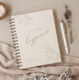 Surround Yourself With Happiness Journal-Notebooks & Notepads-[product_category]-Whatsoever Things