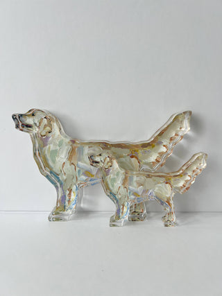 "Golden Retriever Light" acrylic