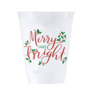 In Stock Merry and Bright Christmas Shatterproof Cups-[product_category]-Whatsoever Things