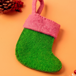 Silly Goose Felt Stocking | Embroidered Felt | 20cm
