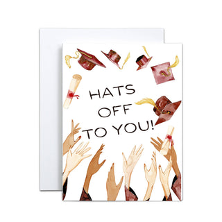 Hats Off Graduation Card | JOSIL Paperie