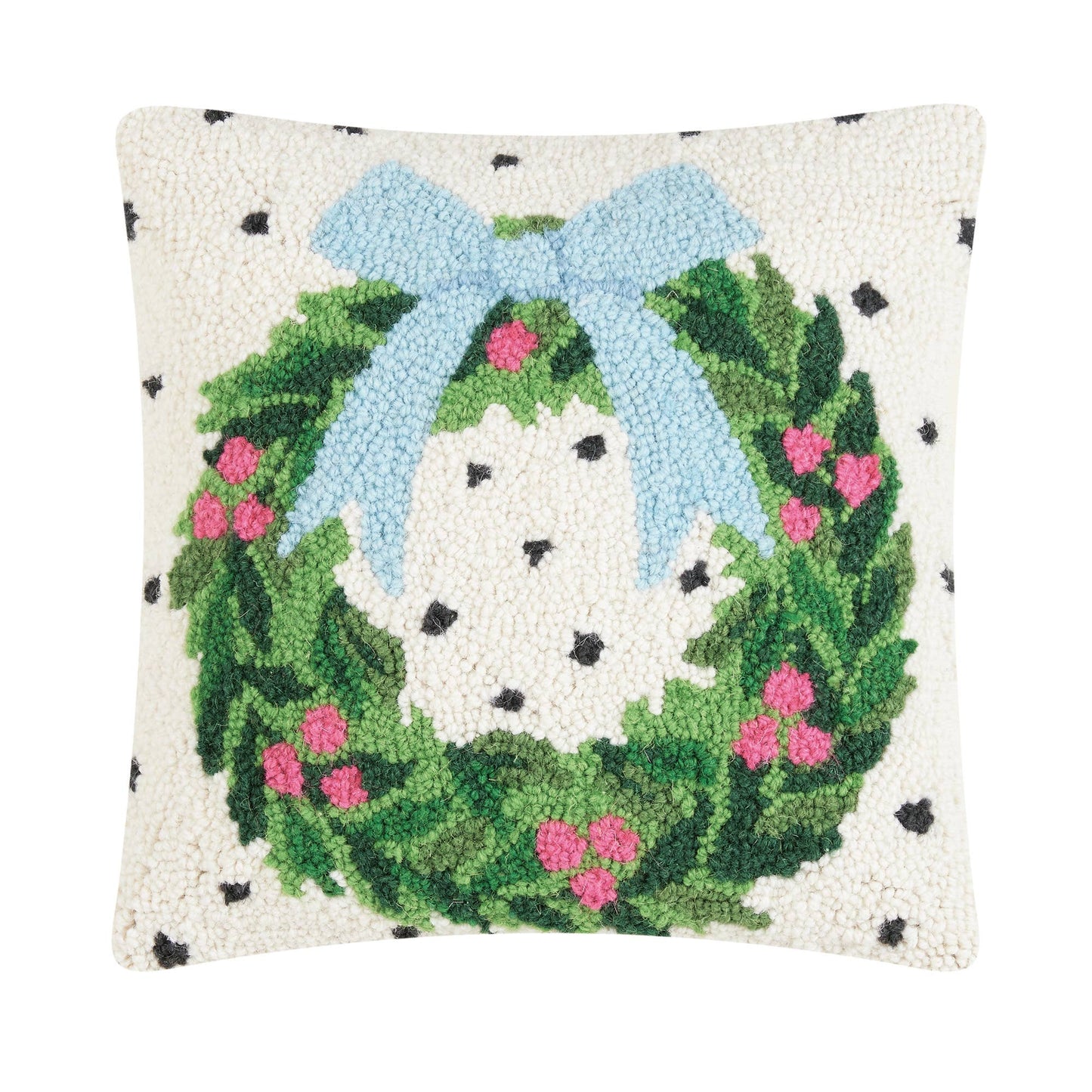Holiday Wreath Hook Pillow