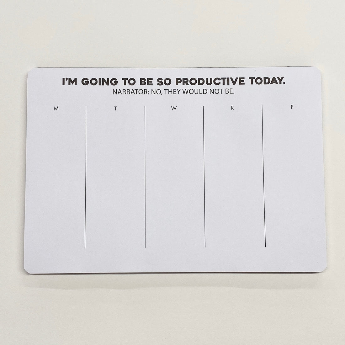 'To Do' I am going to be so Productive Today Deskpad