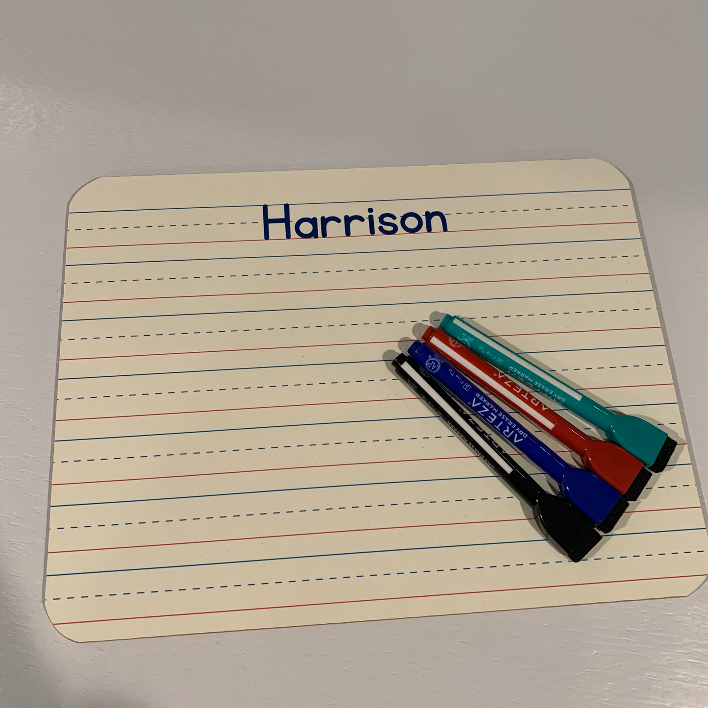 Personalized Practice Writing Board with pens!