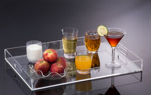 Rectangular and Square Acrylic Serving Trays