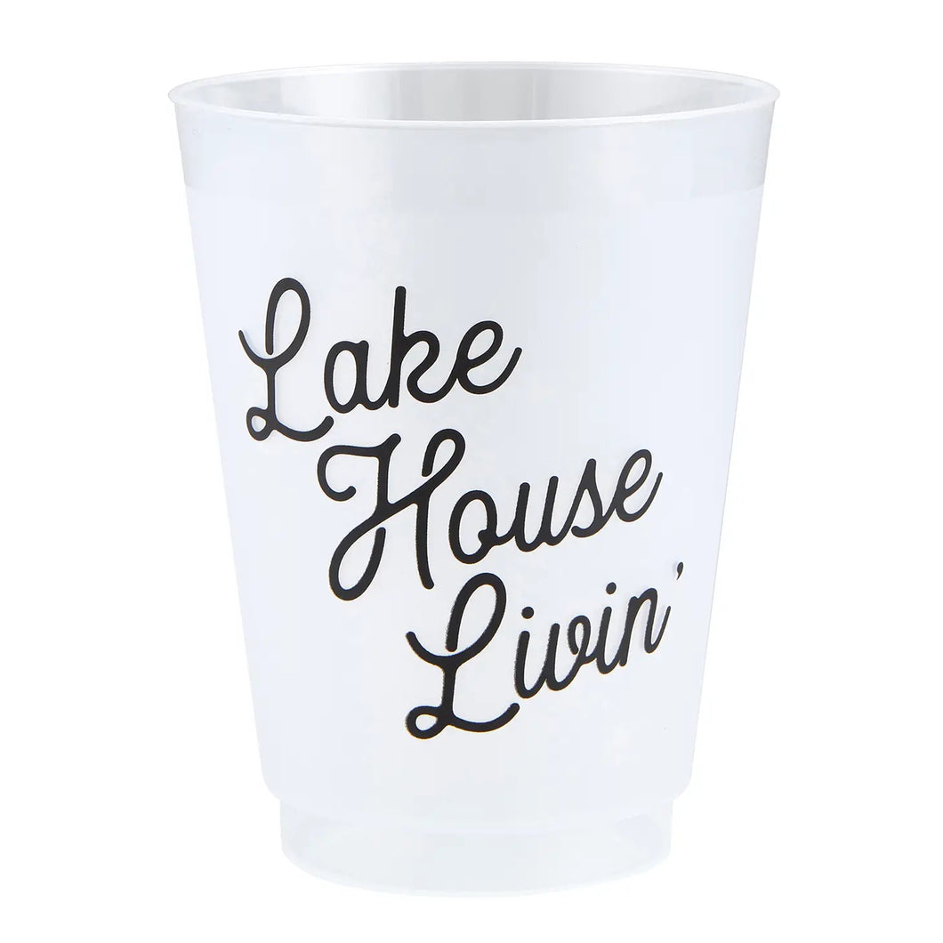 Lake House Livin' Shatterproof cups (set of 8)
