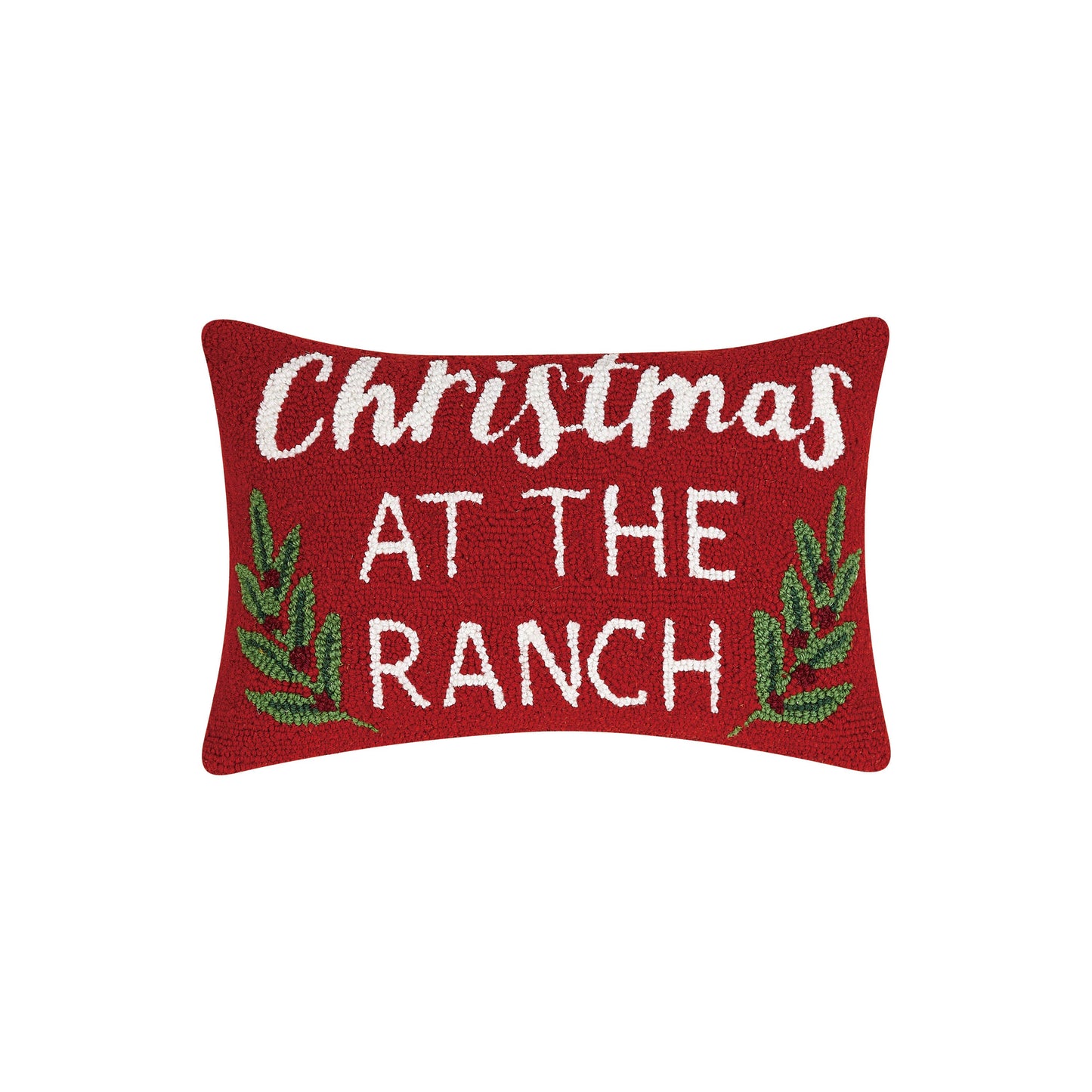 Christmas At The Ranch Hook Pillow