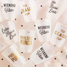 Load image into Gallery viewer, Lake House Livin&#39; Shatterproof cups (set of 8)
