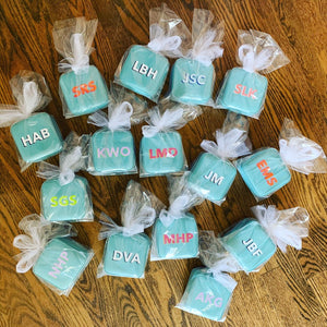 Jewelry Box - six colors (two-color monogram)
