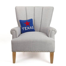 Load image into Gallery viewer, Texas Star Hook Pillow, 10 by 10 inches
