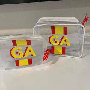 Clear Cosmetic Bags - four sizes