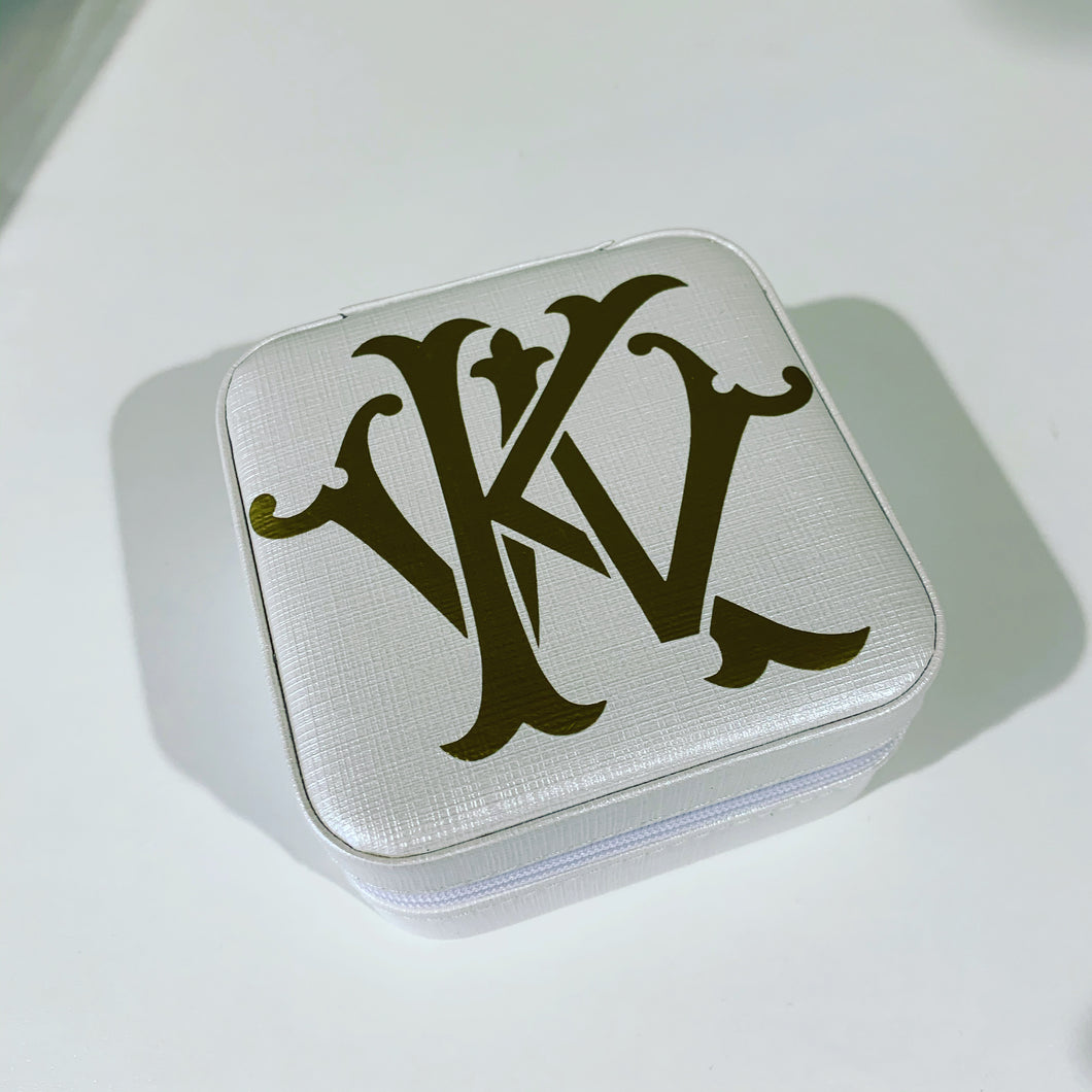Jewelry Box - six colors (one-color monogram)