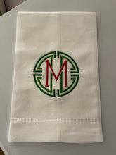 Load image into Gallery viewer, Monogram Medallion Guest Towel
