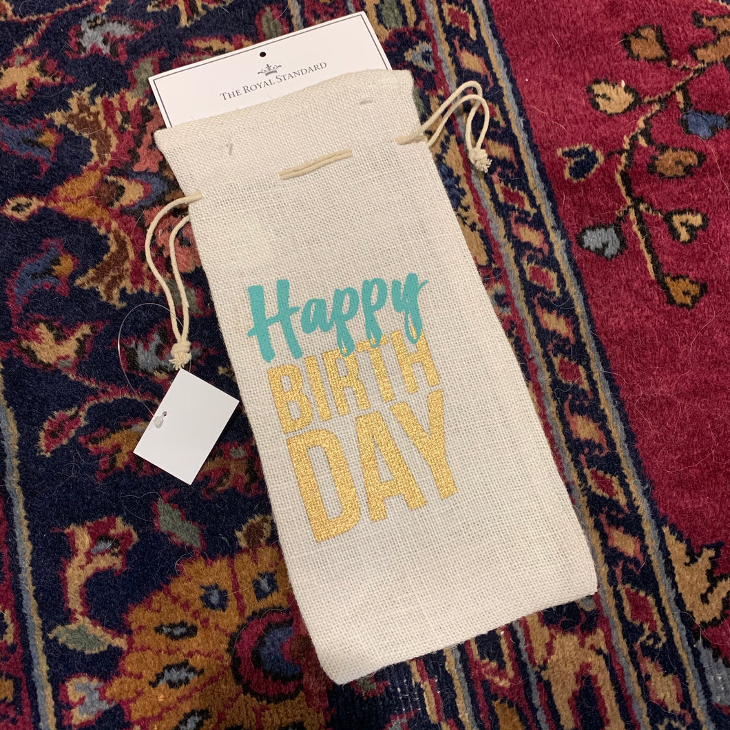 Bottle Bag - Happy Birthday