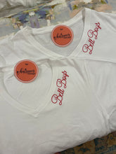 Load image into Gallery viewer, Short Sleeve Women&#39;s Fit V-neck (White Comfort Colors Shirt)
