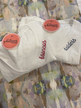 Load image into Gallery viewer, Short Sleeve Women&#39;s Fit V-neck (White Comfort Colors Shirt)
