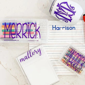 Acrylic Notepad with 4x6 Paper Pad (includes paper)
