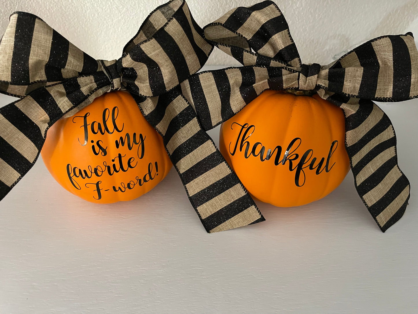Faux Pumpkins (Various Sizes)