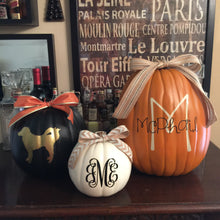 Load image into Gallery viewer, Faux Pumpkins - five colors - four sizes 🎃
