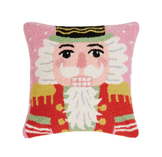 Pink Nutcracker Hook Pillow-Throw Pillows-[product_category]-Whatsoever Things