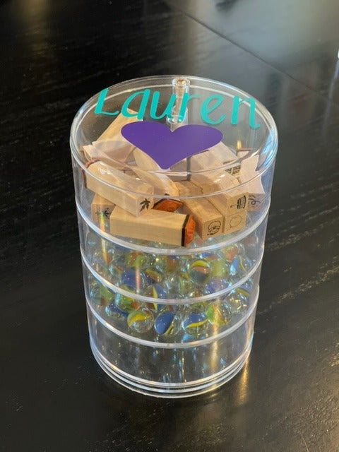 Swivel Acrylic Jewelry Box - two sizes!