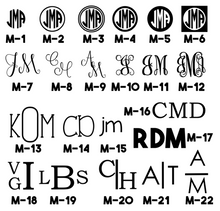 Load image into Gallery viewer, Jewelry Box - six colors (one-color monogram)
