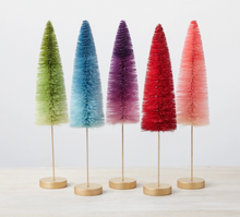 Load image into Gallery viewer, Bottle Brush Trees in Sets of 3 - several colors!
