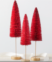 Load image into Gallery viewer, Bottle Brush Trees in Sets of 3 - several colors!
