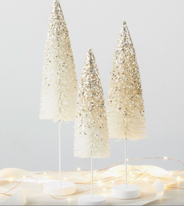 Bottle Brush Trees in Sets of 3 - several colors!