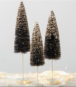 Bottle Brush Trees in Sets of 3 - several colors!