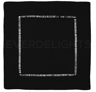 Vintage Vine Initial Embroidered Cocktail Napkins (set of four)-Napkins-[product_category]-Whatsoever Things