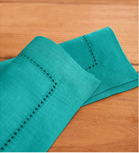 Load image into Gallery viewer, Vintage Vine Initial Embroidered Cocktail Napkins (set of four)
