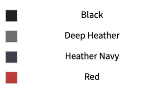 Bella Canvas Color Chart