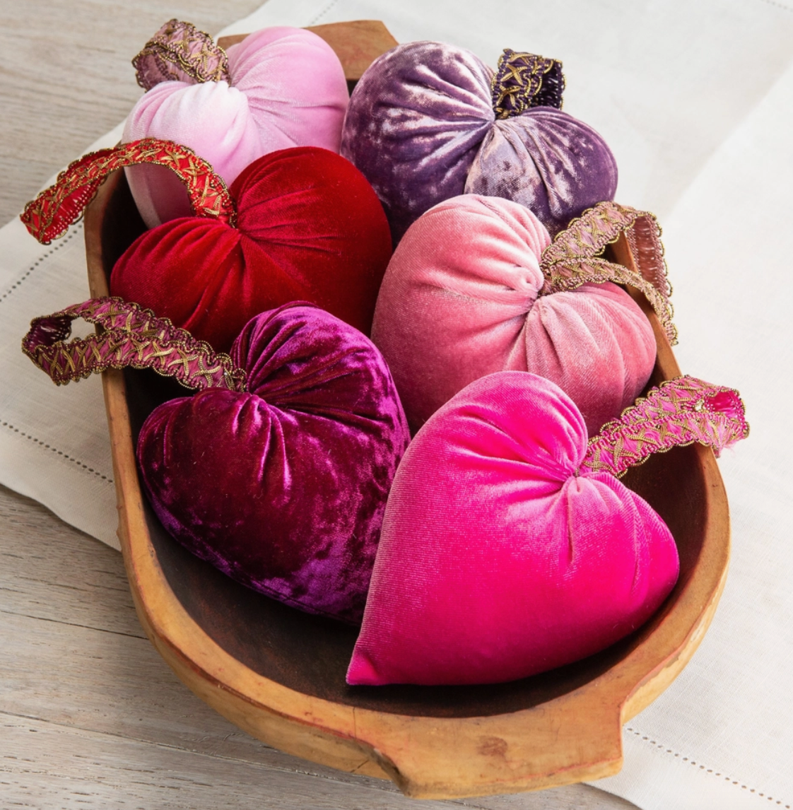 Velvet Hearts - several colors!