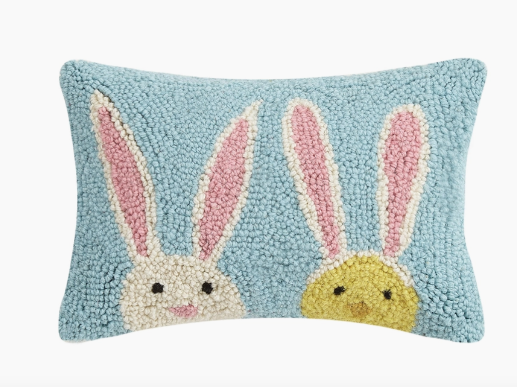 Bunny Duo Hook Pillow-Pillows-[product_category]-Whatsoever Things