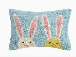 Bunny Duo Hook Pillow