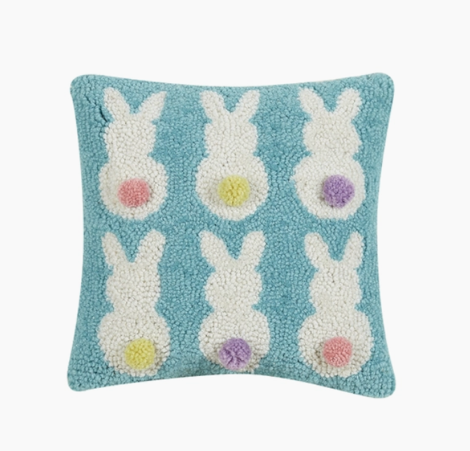 Bunny Backs Hook Pillow