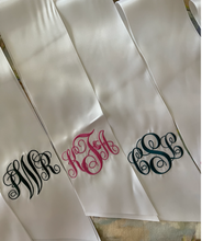 Load image into Gallery viewer, Monogrammed Bouquet Sash
